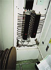 Cabinet panel (integrated time meter)
