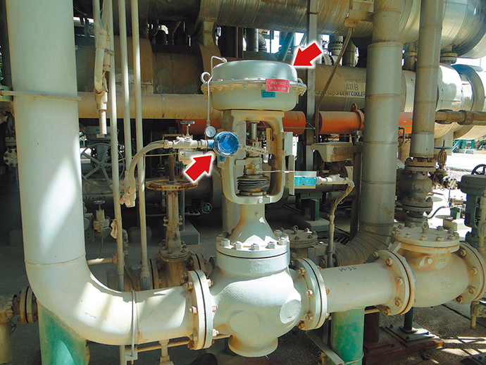 In spite of the severe environment, where sandstorms are likely to blow, Azbil Corporation’s CV3000 Series Pressure Balanced Cage-type Control Valve and SVP3000 Alphaplus Smart Valve Positioner are operating smoothly.