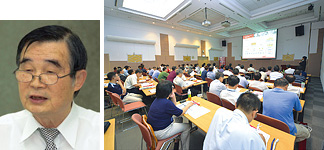 Taiwan Energy Service Association (TESA-ESCO) and Azbil Taiwan jointly held a seminar featuring success cases of ESCO business, at the National Chiao Tung University on July 26, 2012. TESA-ESCO Chairman Bill Chen said: In Taiwan, the ESCO business's energy performance contracting is being promoted, based on the International Performance Measurement and Venfication Protocol. TESA-ESCO will actively encourage our government to develop laws providing ESCO businesses with financial assistance. We also hope to have more seminars like this to promote the ESCO business, with the cooperation of Azbil and its energy-saving know how.
