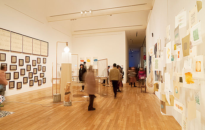 The museum receives many visitors to its Doctoral Program Final Exhibition in December and Graduation Works Exhibitions in January.