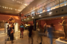 Comfort is maintained for the many visitors to the entrance hall and exhibition areas.