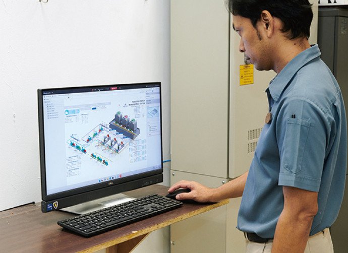savic-net G5 monitors the operating status of HVAC equipment. By collecting data, it is possible to specify areas where energy-saving measures are needed and to confirm the effectiveness of implemented measures.