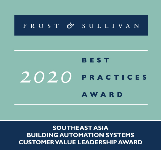 Frost & Sullivan 2020东南亚楼宇自动化系统客户价值领导奖