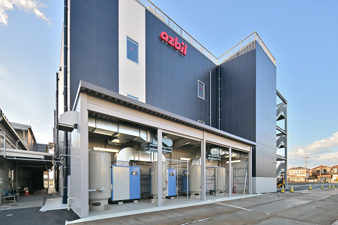 在新建的10号楼内设有压缩机室