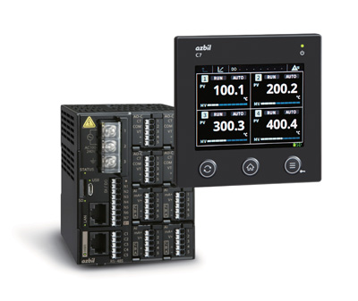 Figure 1. C7 multi-loop controller with multifunction display