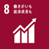SDGs 目標8：働きがいも 経済成長も