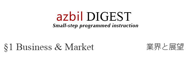 azbil DIGEST §1 Business & Market 業界と展望 
