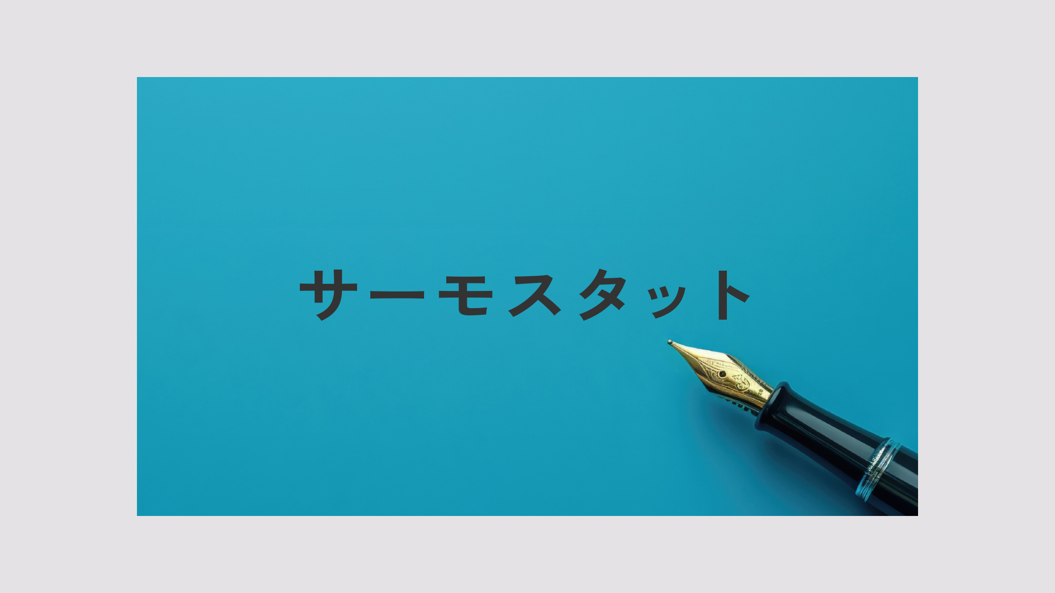 サーモスタット