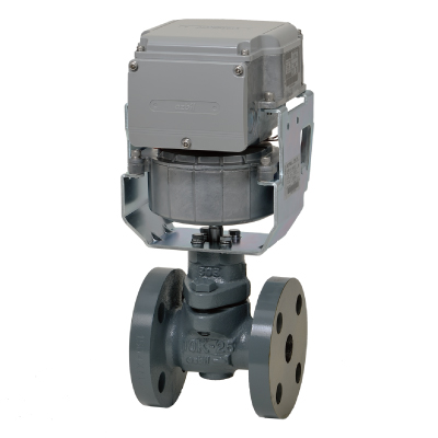 ACTIVAL™ Motorized Two-Way Valve with Flanged-End Connection (Spring Return Type Actuator)