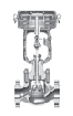 Pressure-balanced cage type control Valve