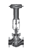 Low-noise cage type double seated control valve