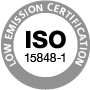 icon : ISO 15848-1 Low emission certification
